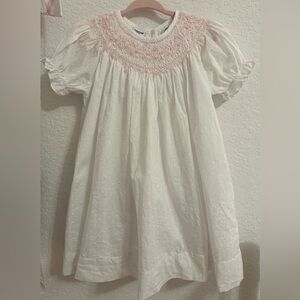 Parisian Kids smocked bitty dot dress
